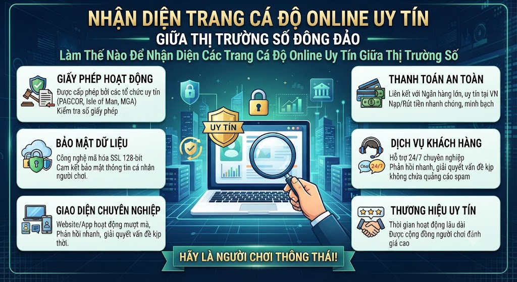 các trang cá độ online uy tín